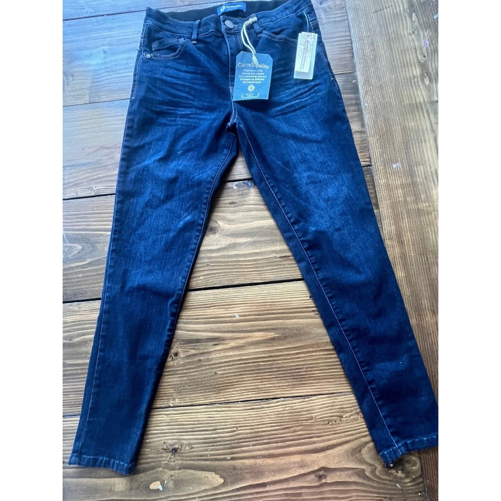 Democracy Ab'solution High Rise Skinny Jeans Indigo Blue Size 6 NWT